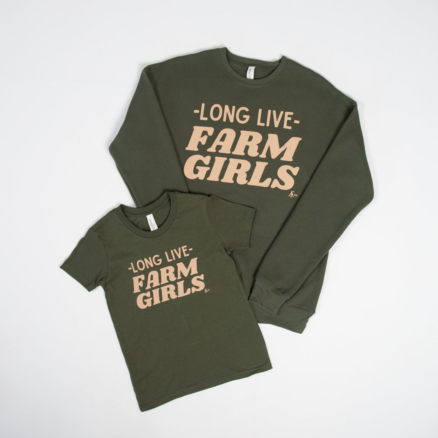 ‘Long Live Farm Girls’ Toddler/Youth Tees