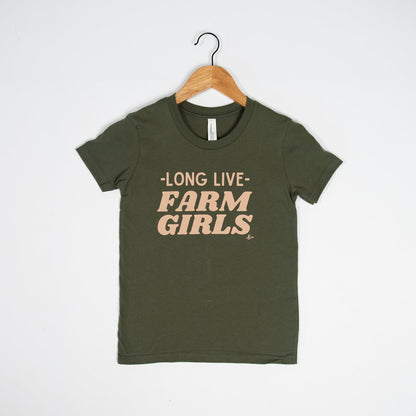 ‘Long Live Farm Girls’ Toddler/Youth Tees