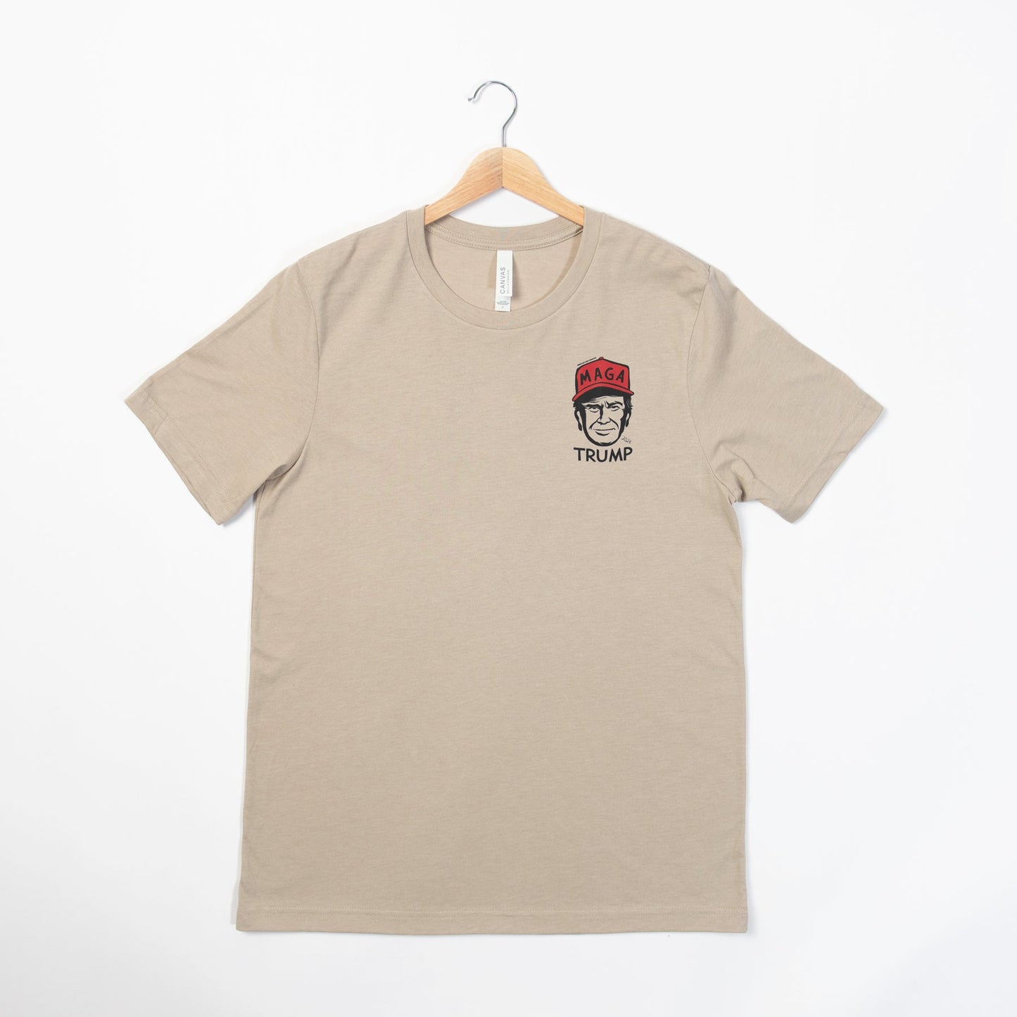 MAGA Trump Graphic Tan Tee