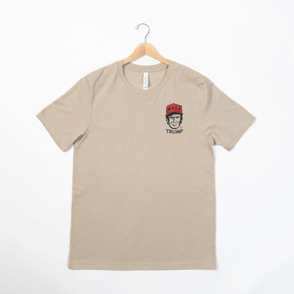 MAGA Trump Graphic Tan Tee