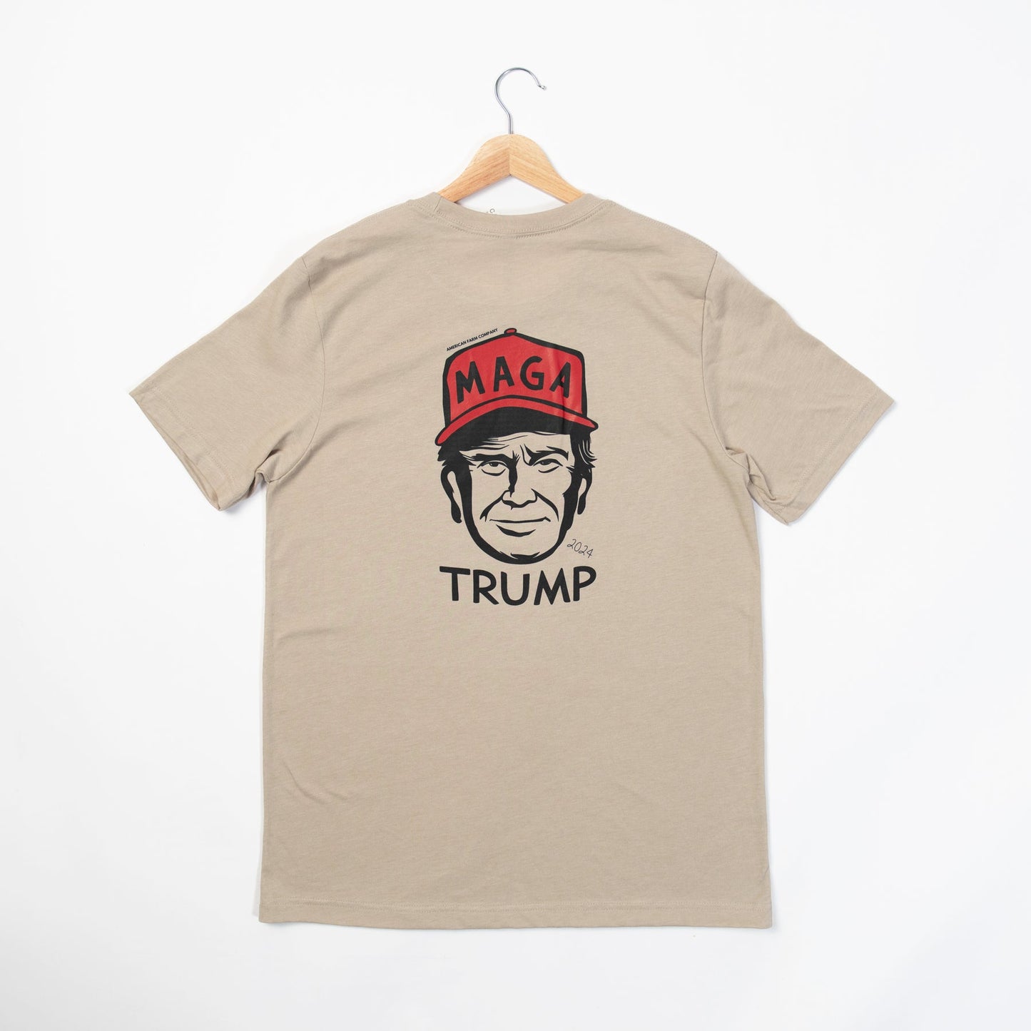 MAGA Trump Graphic Tan Tee