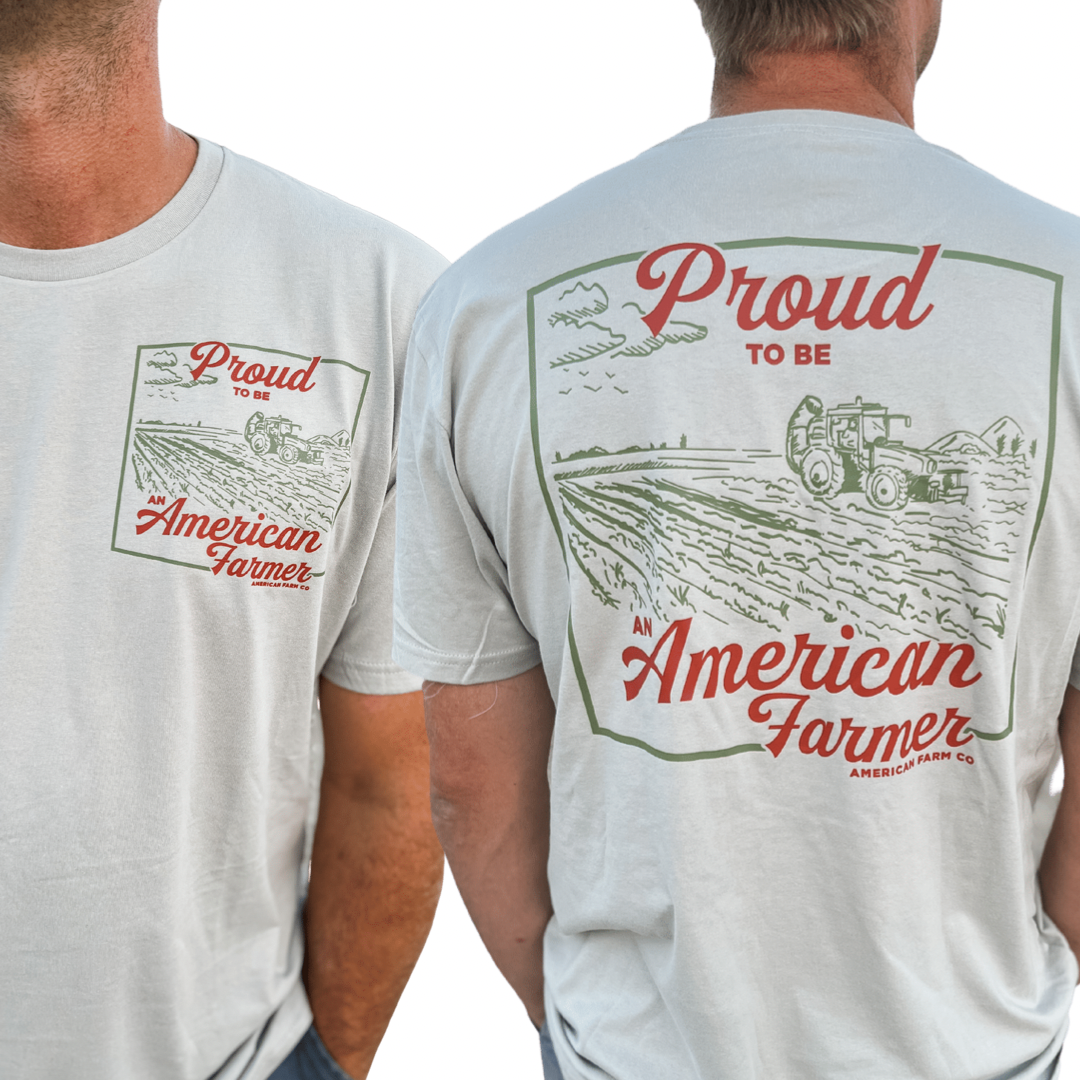 'Proud American Farmer' Stone Tee