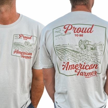 'Proud American Farmer' Stone Tee