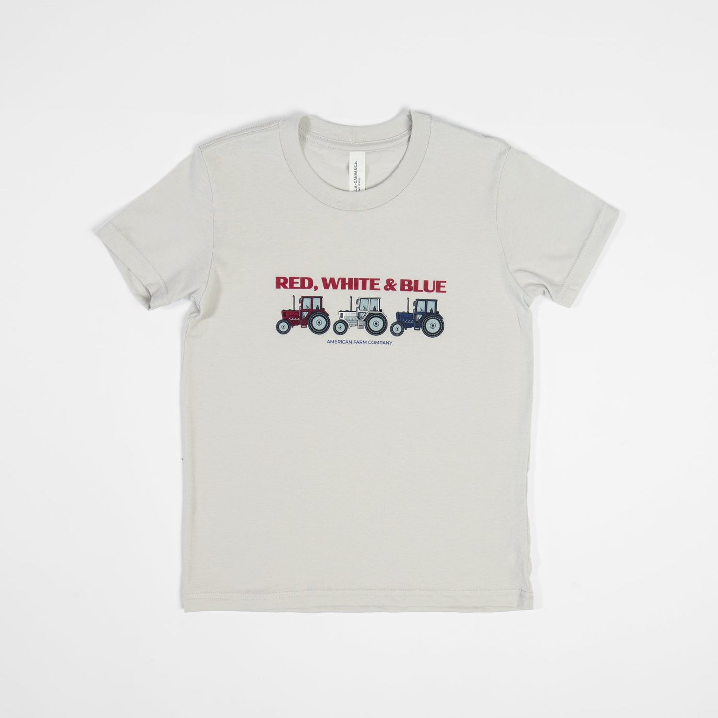 Red, White, Blue Tractors Toddler & Youth Tee