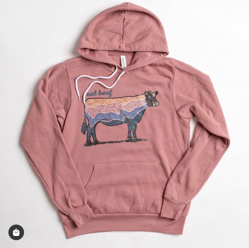 Retro ‘Eat Beef’ Hoodie