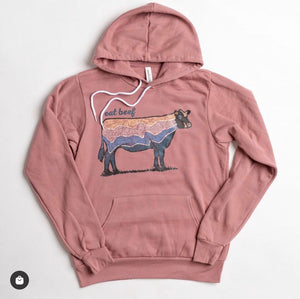 Retro ‘Eat Beef’ Hoodie