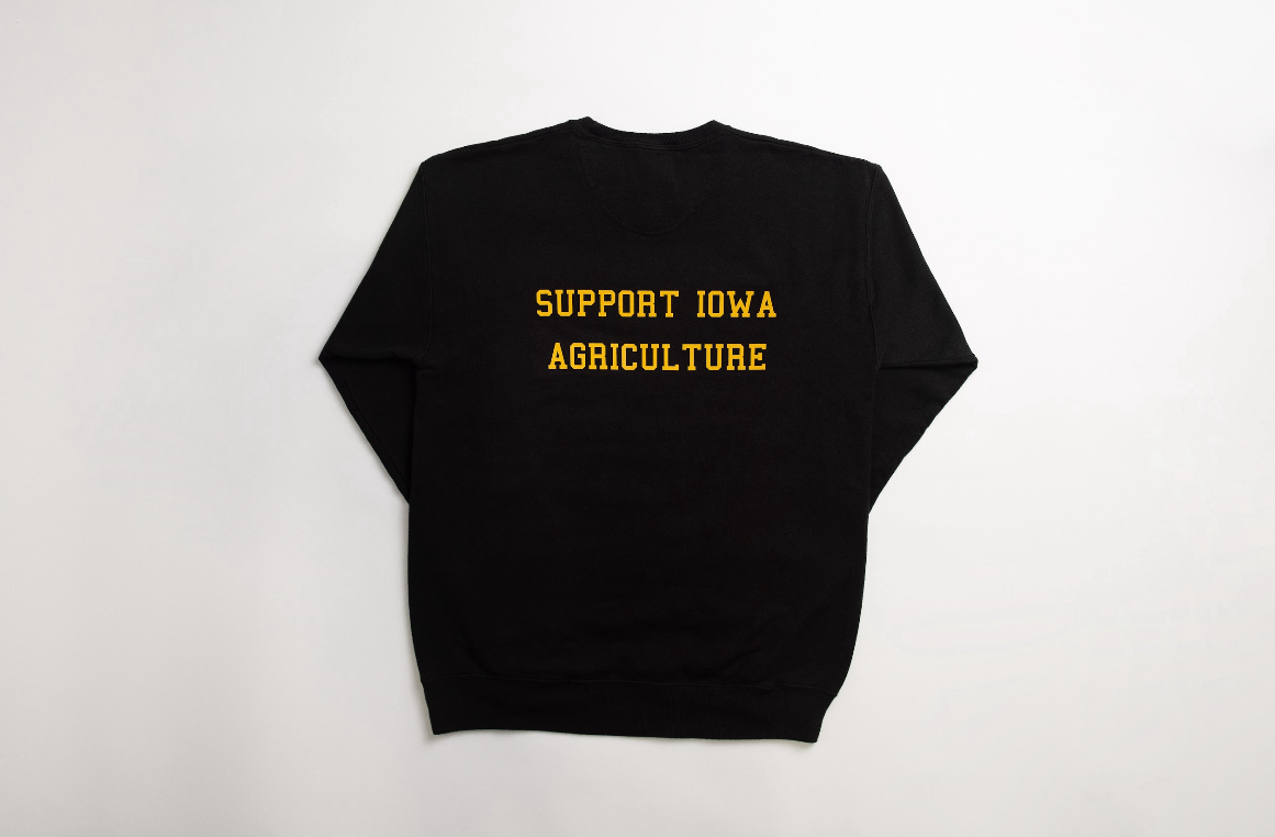 State Agriculture Crewneck (Black Iowa)