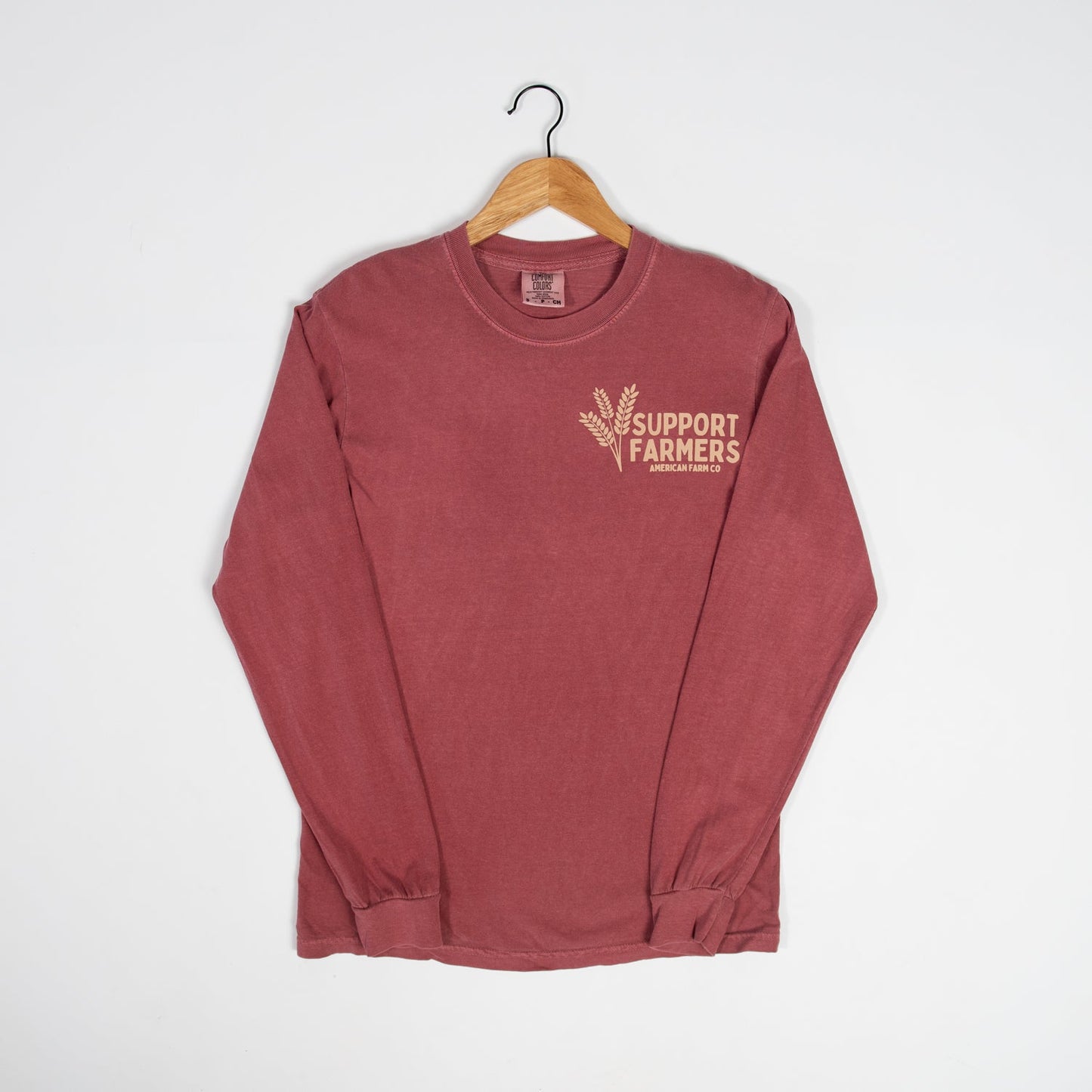 ‘Support Farmers’ Wheat Long Sleeve