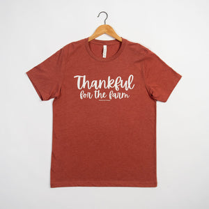 Thankful for the Farm Rust Tee