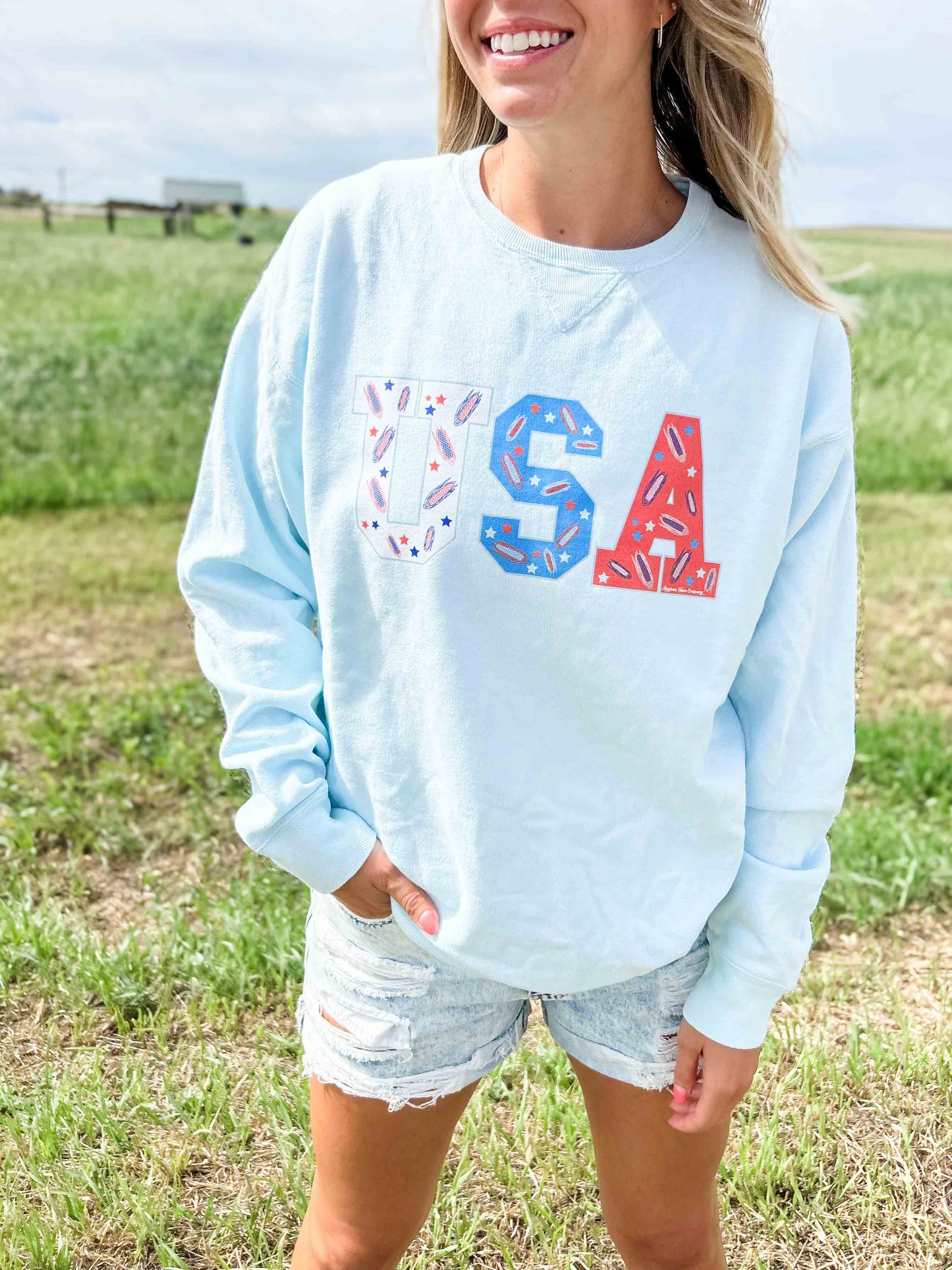 ‘USA’ Corn Crewneck