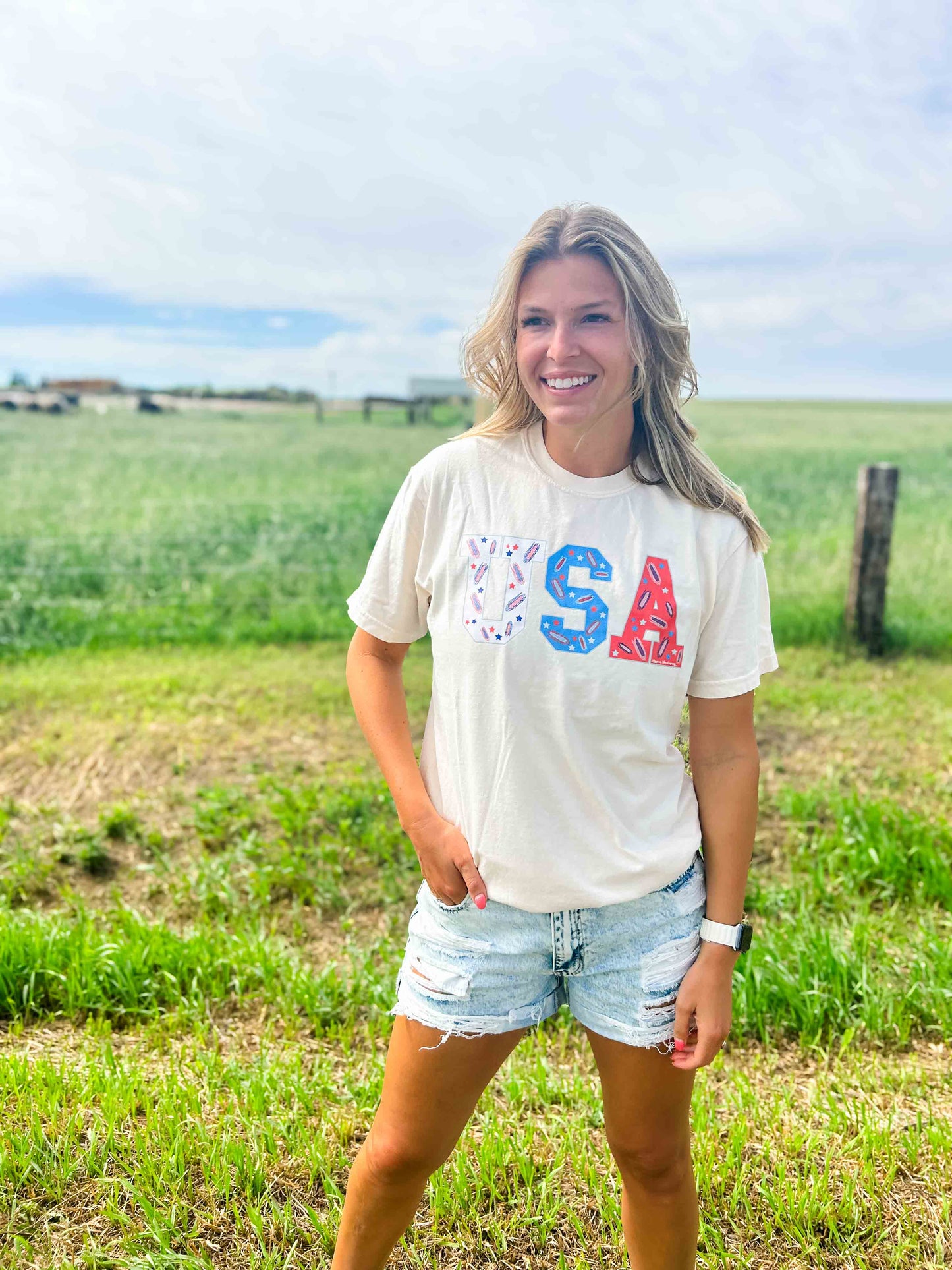 ‘USA’ Corn Tee