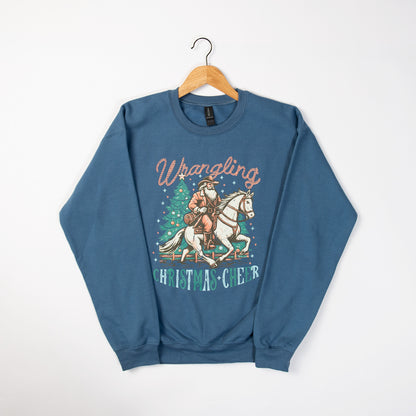 Christmas Wrangling Christmas Cheer Graphic Crewneck