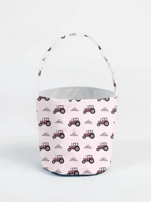 Pink Tractor Easter Basket - PREORDER