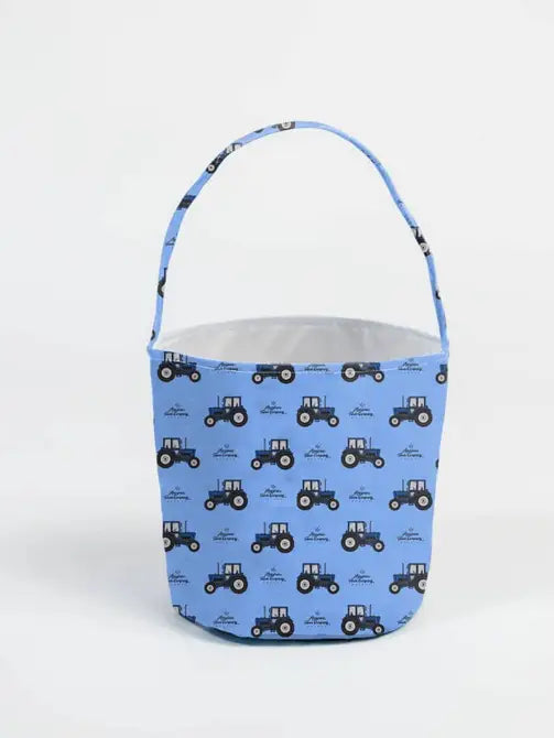 Blue Tractor Easter Basket - PREORDER