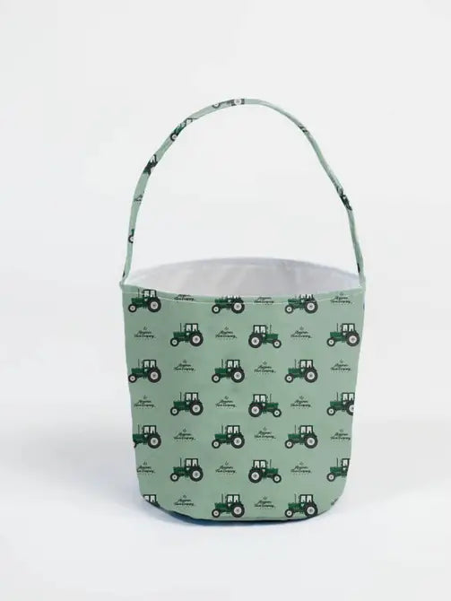 Green Tractor Easter Basket - PREORDER