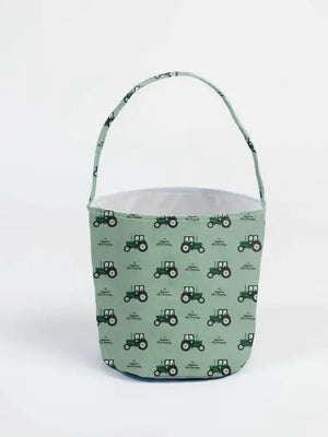 Green Tractor Easter Basket - PREORDER