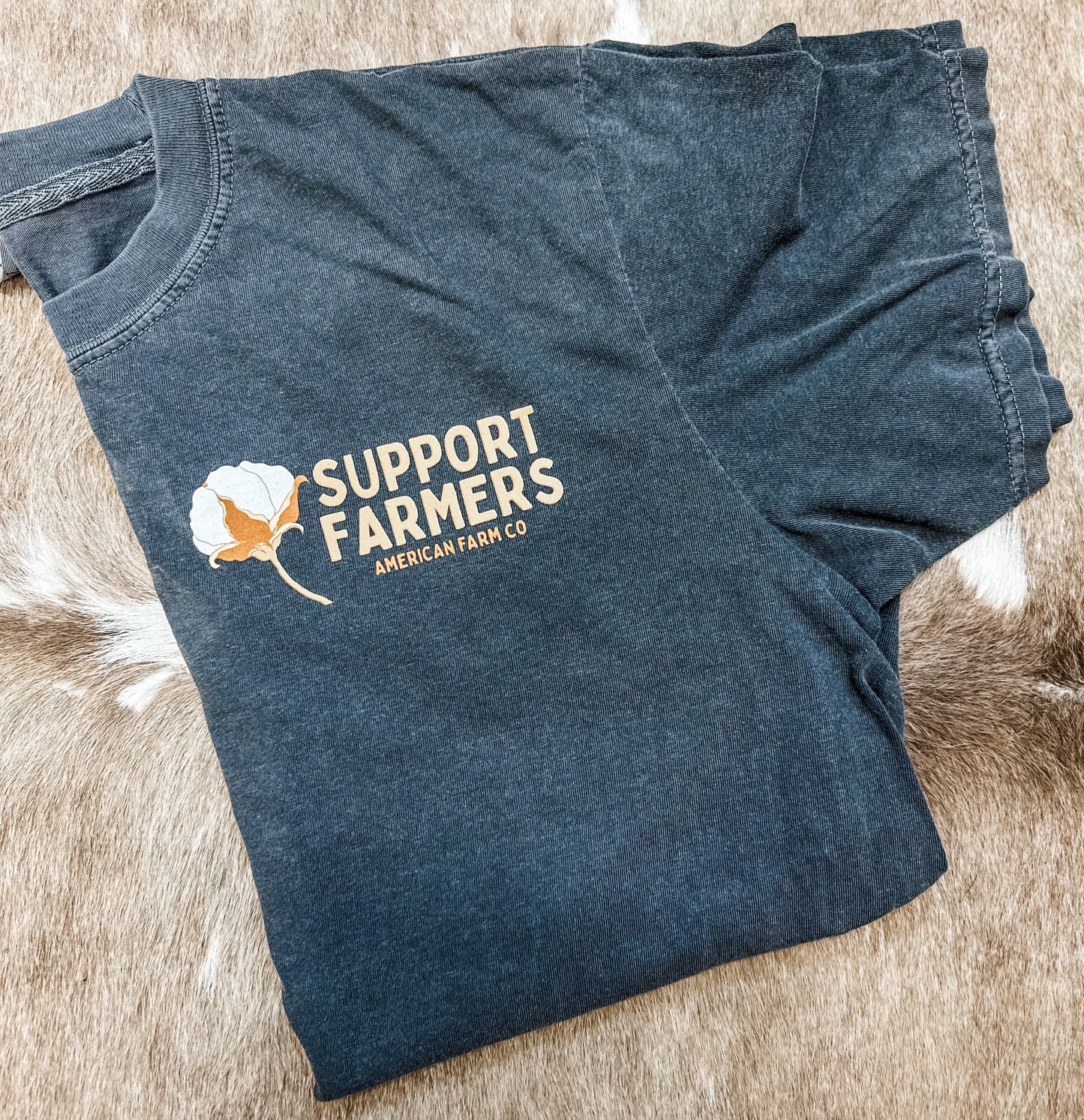 ‘Support Farmers’ Cotton Tee