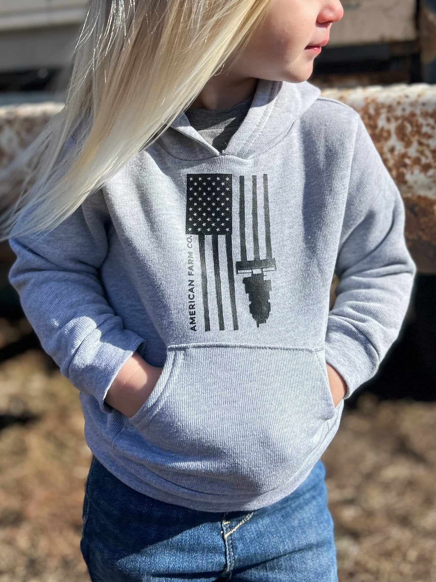 Ash 'Harvest Flag' Hoodie - Toddler & Youth