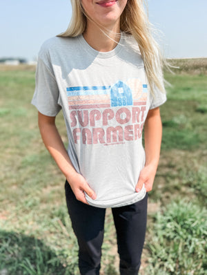 Retro 'Support Farmers’ Essentials Tee