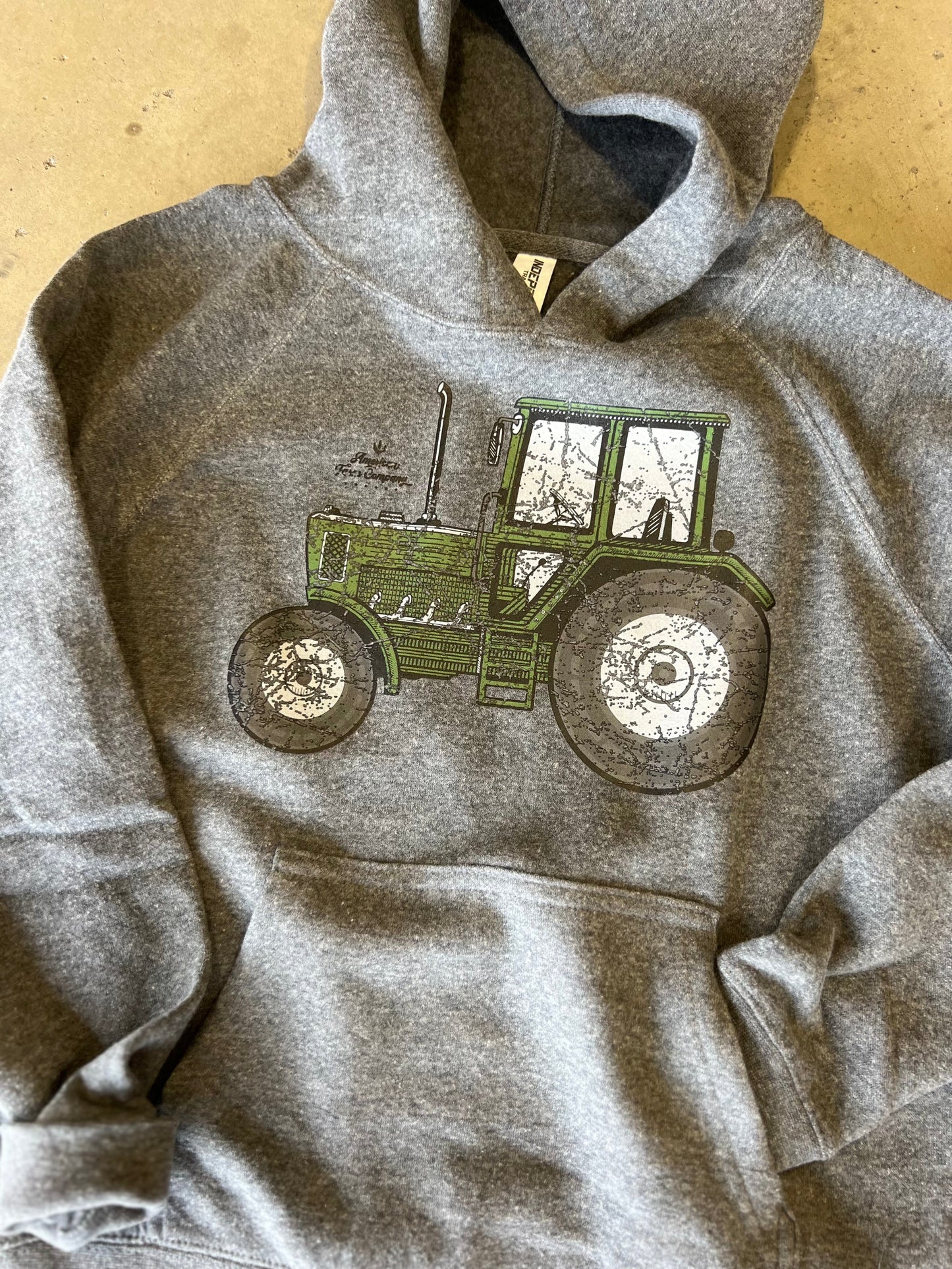 'Green Tractor' Youth & Toddler Hoodie