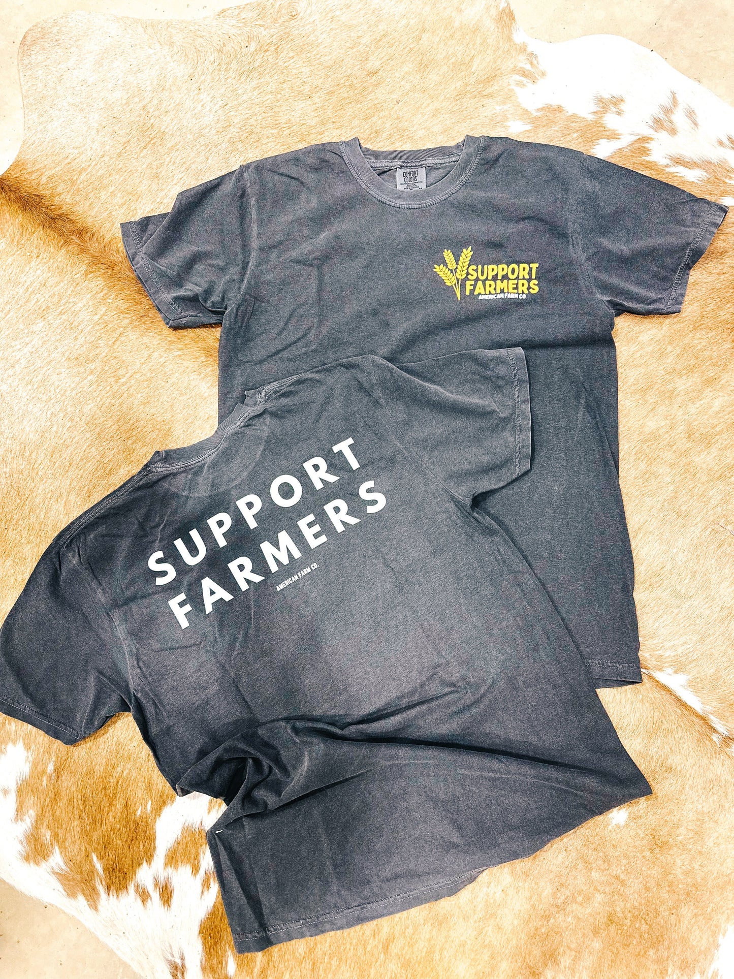 ‘Support Farmers’ Wheat Tee