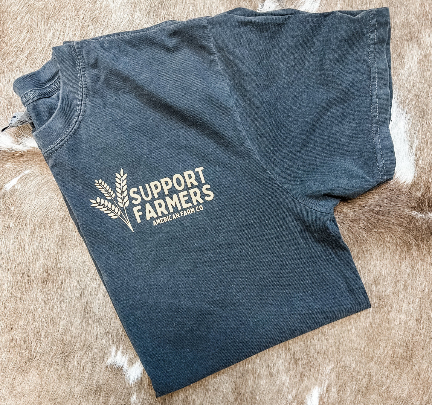 ‘Support Farmers’ Wheat Tee