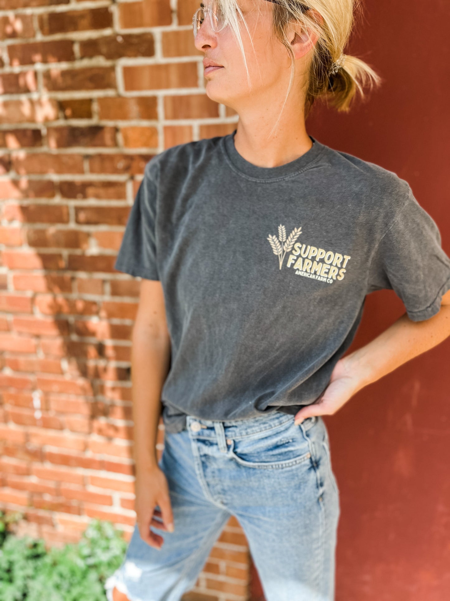 ‘Support Farmers’ Wheat Tee