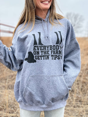 ‘Tipsy Cow’ Hoodie