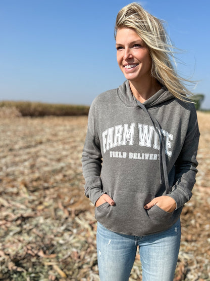 University Style ‘Farm Wife Field Delivery’ Hoodie